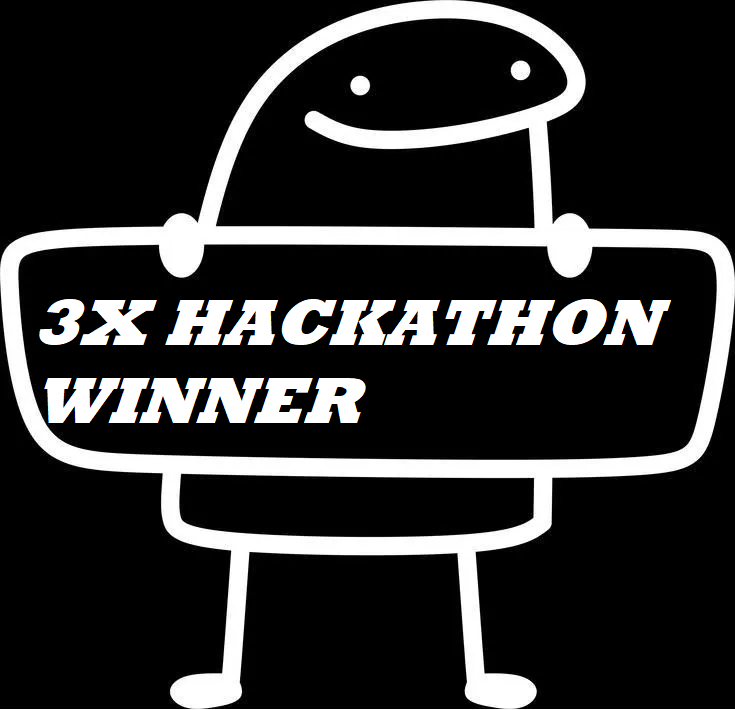 3x Hackathon Winner Badge